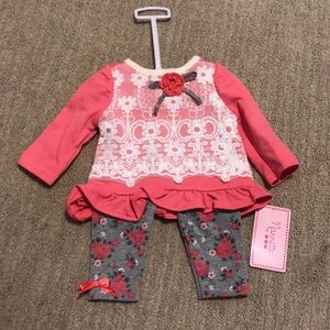 NANETTE ROSE LACE TWO PIECE LEGGING SET